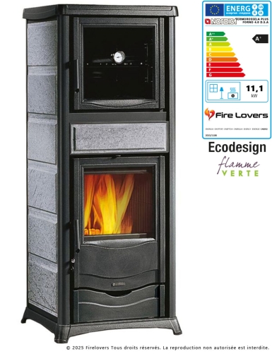 TermoRossella Plus Forno DSA 4.0 11kW Poêle à bois hydraulique