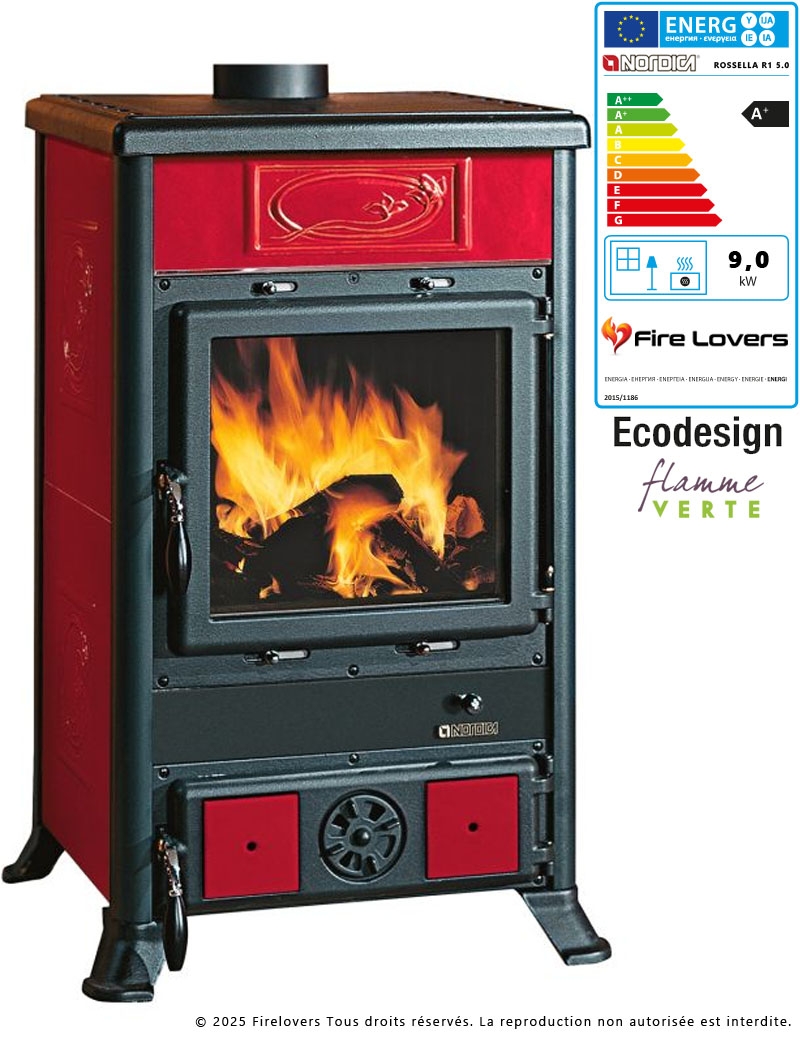 Rossella R1 16 Ceramica 9kW Poêle à bois