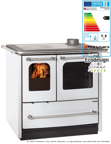 Sovrana Easy Evo 2.0 7,5 kW Cuisinière à bois
