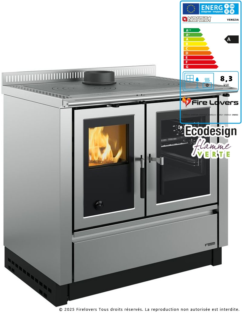 Venezia 8kW Cuisinière à bois