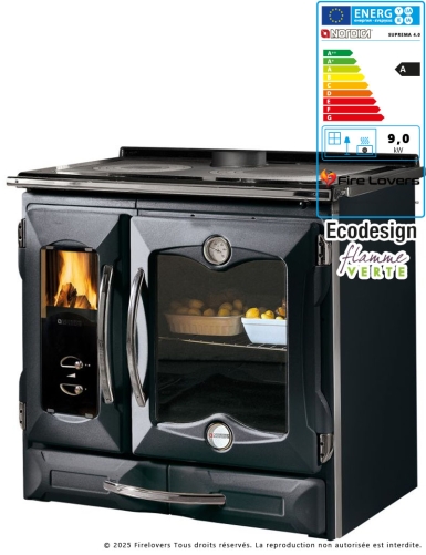 Suprema 4.0 9kW Cuisinière à bois