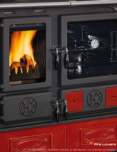 Rosa 5.0 Ceramica 9kW Cuisinière à bois