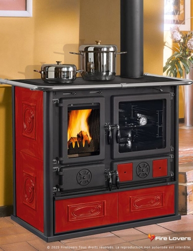 Rosa 5.0 Ceramica 9kW Cuisinière à bois