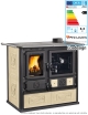 Rosa 5.0 Ceramica 9kW Cuisinière à bois