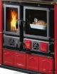Rosa 5.0 Maiolica 9kW Cuisinière à bois