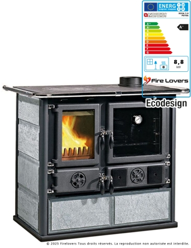 Rosa 5.0 Petra 9kW Cuisinière à bois