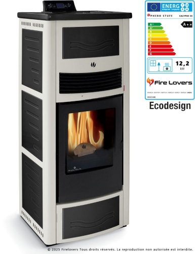 Calipso 5S 12 kW Poêle à granulés | Sortie Dessus