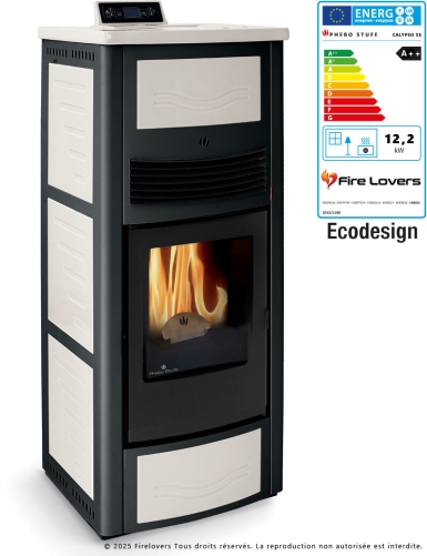 Calipso 5S 12 kW Poêle à granulés | Sortie Dessus