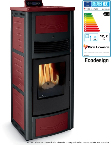 Calipso 5S 12 kW Poêle à granulés | Sortie Dessus