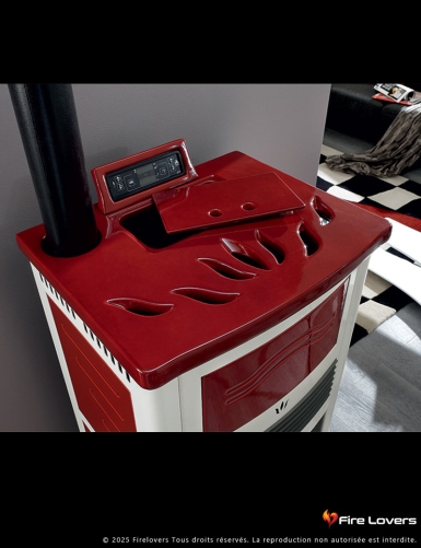 Calipso 5S 12 kW Poêle à granulés | Sortie Dessus