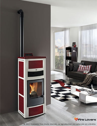 Calipso 5S 12 kW Poêle à granulés | Sortie Dessus