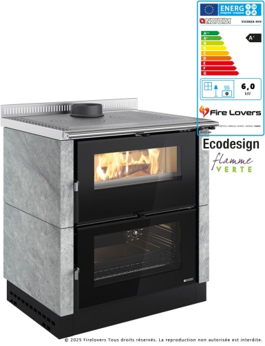 Verona XXL Petra 7kW Cuisinière à bois