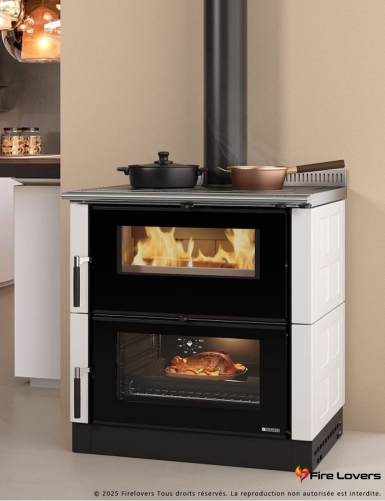 Verona XXL Maiolica 7kW Cuisinière à bois