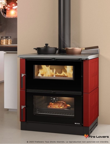 Verona XXL Maiolica 7kW Cuisinière à bois