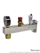 Support de vase en acier inox complet
