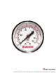Manomètre 0-6 bar Ø 50 1/4"axial
