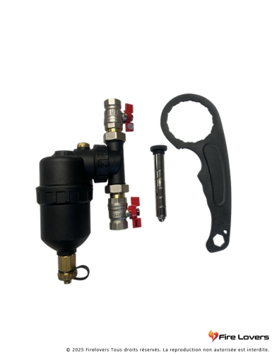 Séparateur de boue magnétique avec 2 Vannes 3/4"