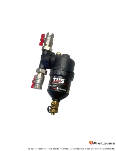 Séparateur de boue magnétique avec 2 Vannes 1"