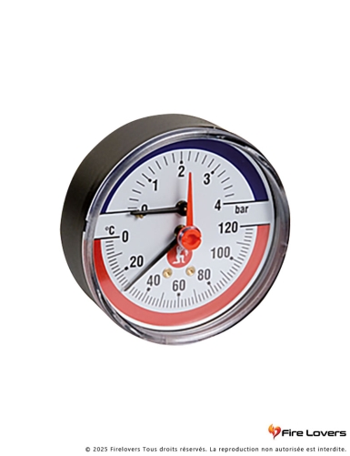 Thermo-manomètre 0-4 bar...