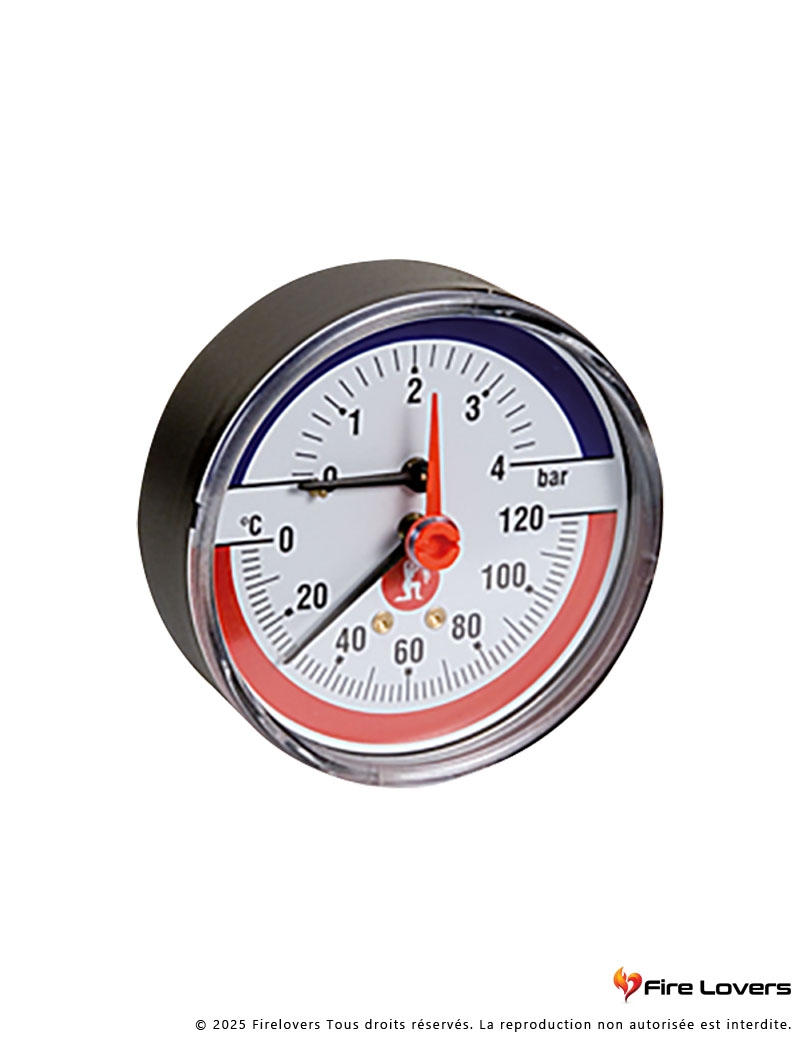 Thermo-manomètre 0-4 bar...