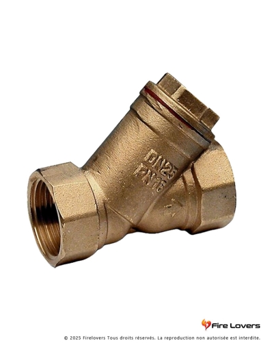 Filtre d 'impurté Y en laiton PN16 - 150°C FF 5/4"