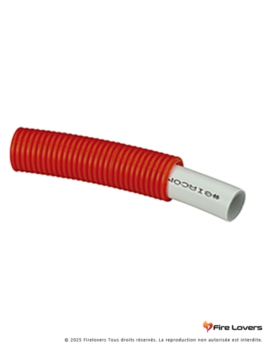 Tube PEX-AL-PEX gainé rouge 20X2 - Bobine 50m