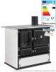Rosa 5.0 Steel 8,8kW Cuisinière à bois