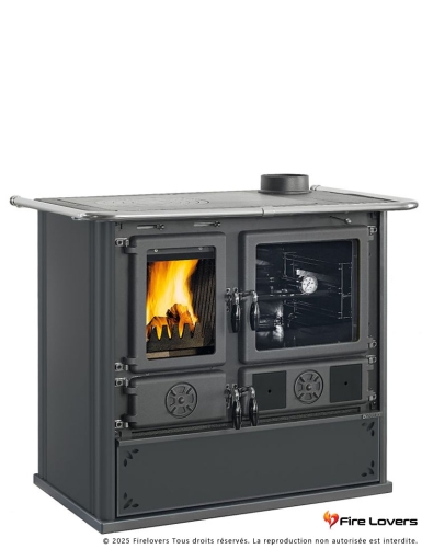 Rosa 5.0 Steel 8,8kW Cuisinière à bois