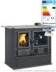 Rosa 5.0 Steel 8,8kW Cuisinière à bois