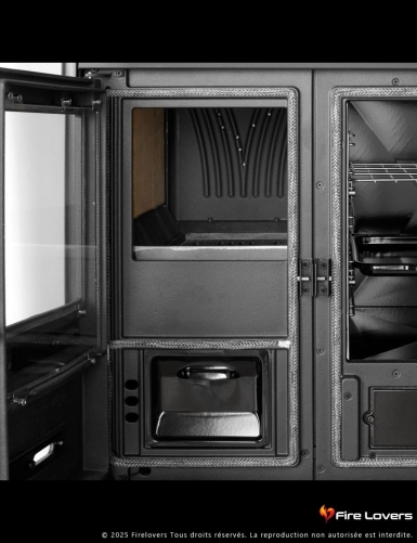 Rosa L 5.0 Steel 9.5kW Cuisinière à bois