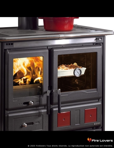 Rosa L 5.0 Steel 9.5kW Cuisinière à bois