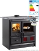 Rosa L 5.0 Steel 9.5kW Cuisinière à bois