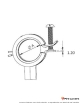 Collier isophonique raccord express M8/M10 14-16