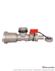 Kit bouchon terminal avec purgeur automatique pour collecteurs 1"M