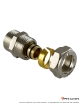 Adaptateur à visser pour tuyau synthétique et tube multicouches 1/2” x (ø16 x 2)