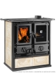 Rosetta 5.0 Ceramica 7.9 kW Cuisinière à bois
