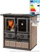 Rosetta 5.0 Maiolica 7.9 kW Cuisinière à bois