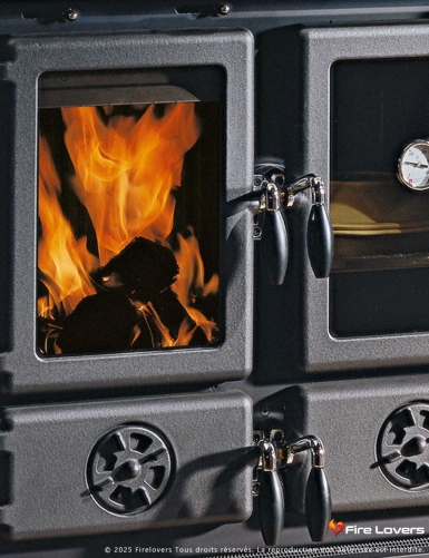 Rosetta 5.0 Maiolica 7.9 kW Cuisinière à bois