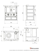 Rosetta 5.0 Petra 8kW Cuisinière à bois