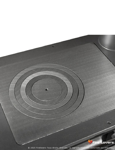 Rosa Reverse 2.0 liberty 8,2 kW cuisinière à bois