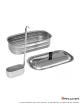Réservoir en acier inoydable pour cuisinière à bois