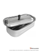 Réservoir en acier inoydable pour cuisinière à bois