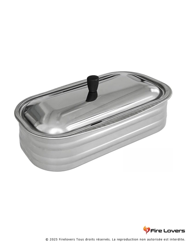 Réservoir en acier inoydable pour cuisinière à bois