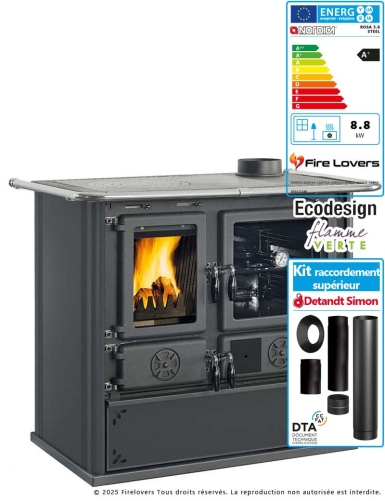 PACK ROSA.16 STEEL + kit de raccordement supérieur