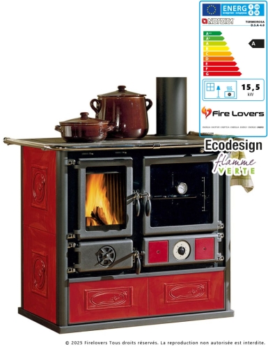 Pack TermoRosa 4.0 12,4 kW + kit de raccordement supérieur Ferrolux Ø150 mm