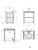 Pack Verona XXL Maiolica + kit de raccordement supérieur Ferrolux Ø150 mm