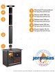 Pack Verona XXL Petra + kit de raccordement supérieur Ferrolux Ø150 mm