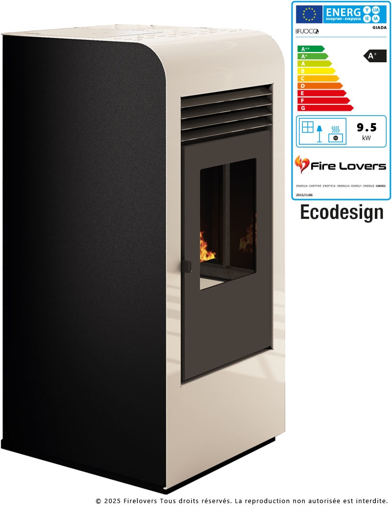 Giada 9,5kW Poêle à granulés
