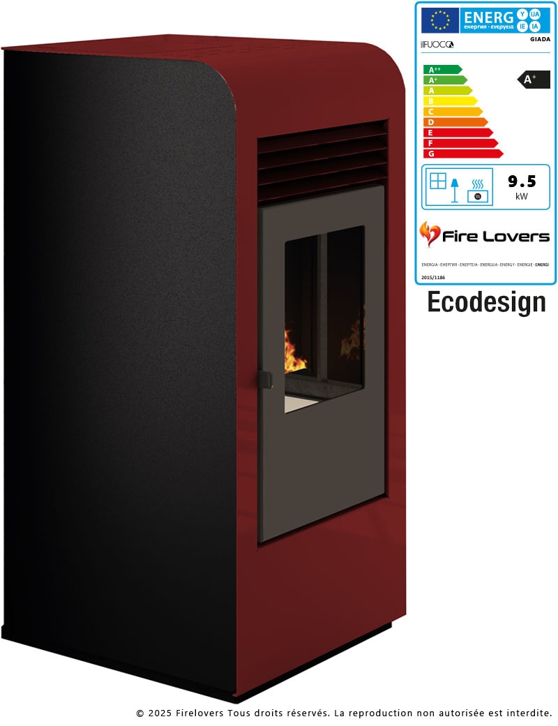Giada 9,5kW Poêle à granulés