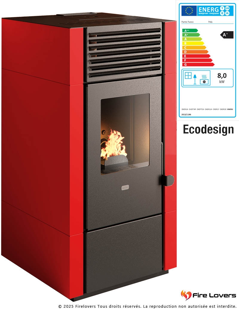 Poly 9,5kW Poêle à granulés